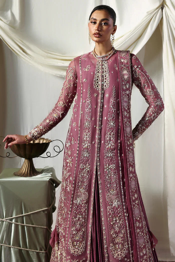 Soraya Lumene Embroidered Organza Unstitched 3Pc Suit - Isolde