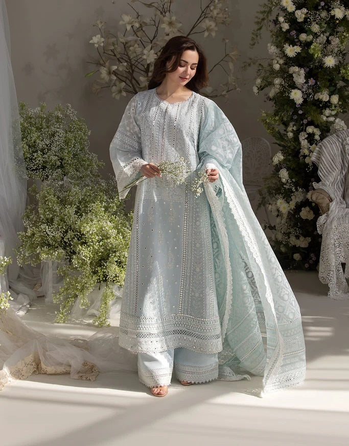 Sobia Nazir Luxury Lawn Embroidered 3 Piece Unstitched