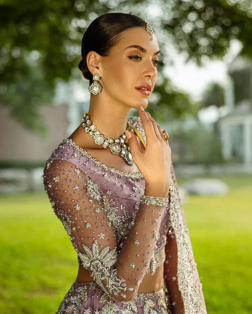 Mushq Luxury Net Embroidered Hand Emblishment Collection Mirabelle