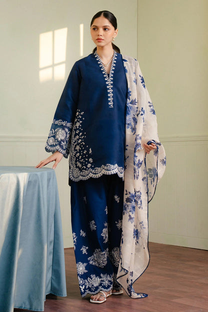 Coco By Zara Shahjahan - Lawn Embroidered 3 Piece Unstitched