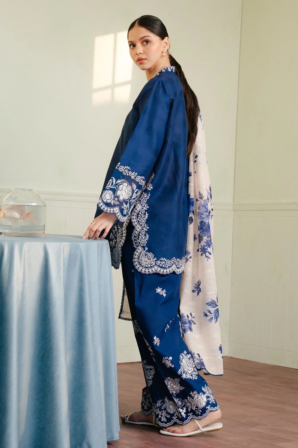 Coco By Zara Shahjahan - Lawn Embroidered 3 Piece Unstitched