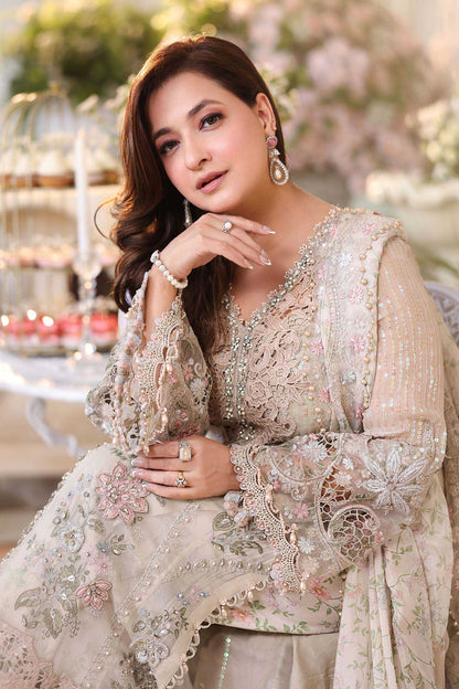 Maria.B Embroidered Luxury Chiffon Unstitched 3Pc Suit