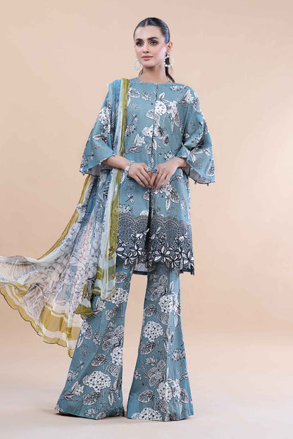Maria.B Luxury Embroidered Swiss Lawn Unstitched 3Pc Suit