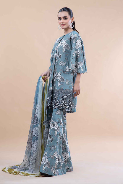 Maria.B Luxury Embroidered Swiss Lawn Unstitched 3Pc Suit