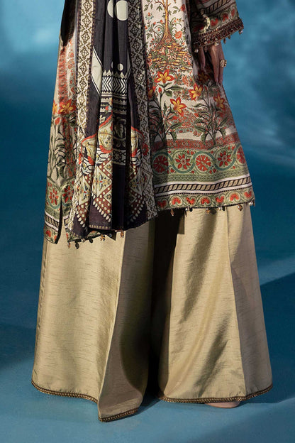 Maria.B Luxury Silk Embroidered 3 Piece Unstitched - MPS