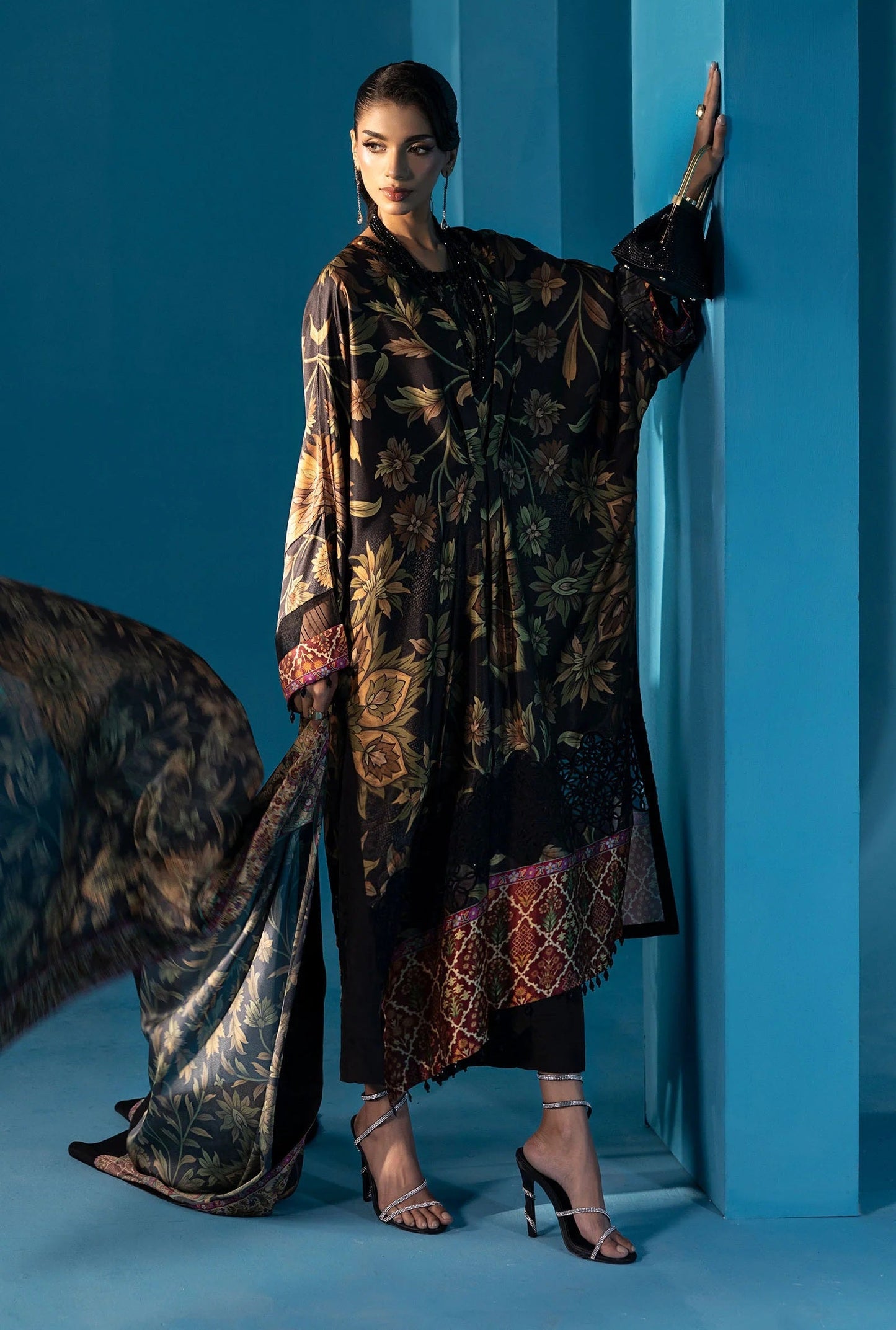 Maria.B Luxury Silk Embroidered Unstitched 3 Piece - MPS