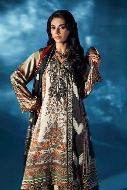 Maria.B Luxury Silk Embroidered 3 Piece Unstitched - MPS