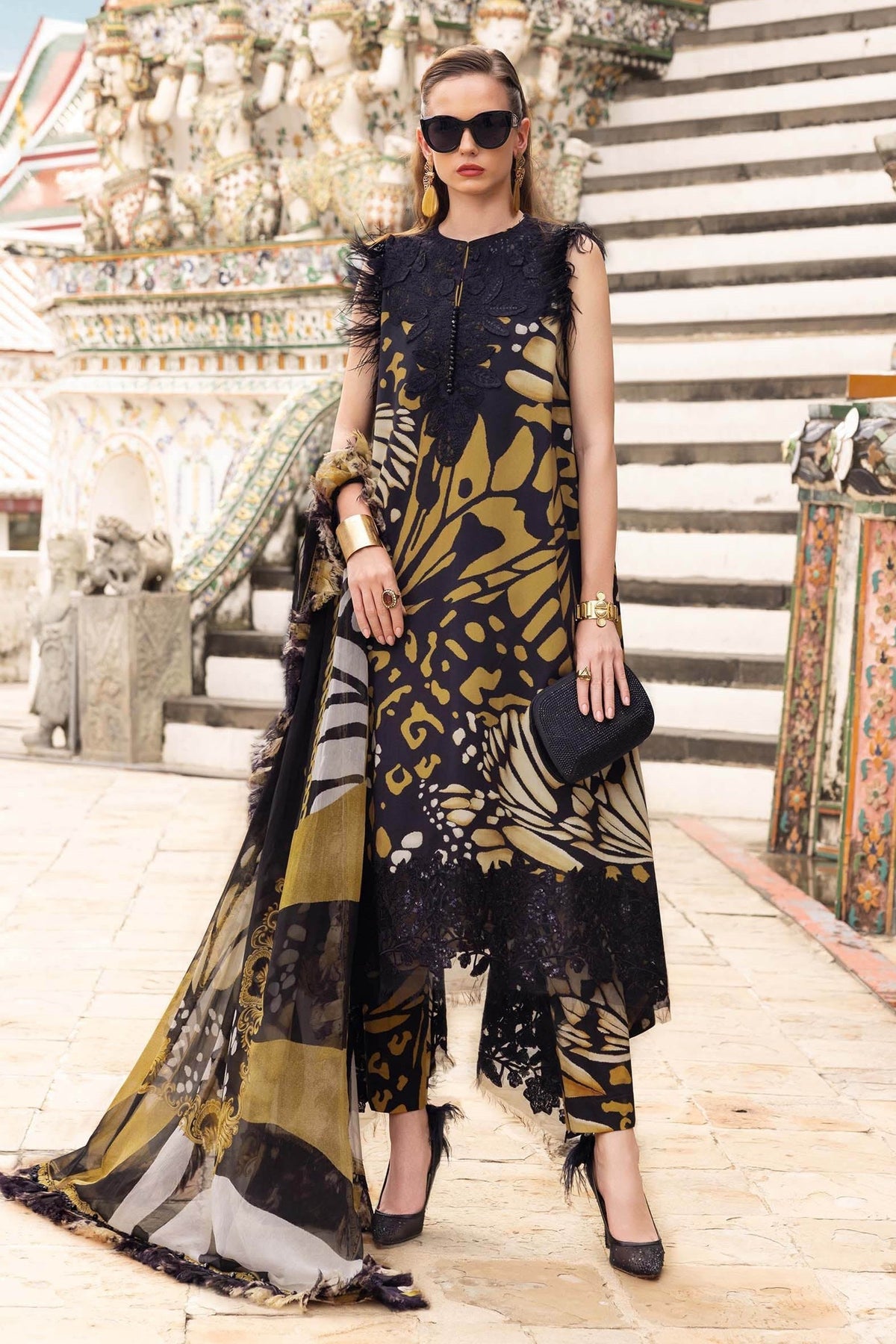 Maria.B - Luxury Lawn Embroidered 3 Piece Unstitched