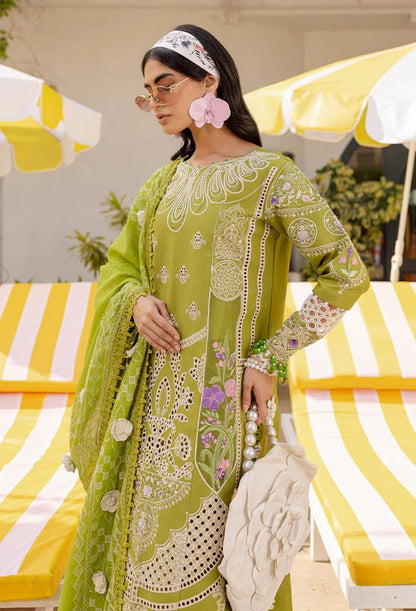 Parishay Monaco - Luxury Lawn Embroidered 3 Piece Unstitched
