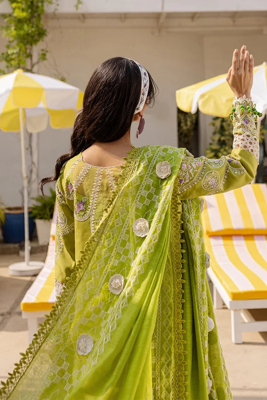 Parishay Monaco - Luxury Lawn Embroidered 3 Piece Unstitched
