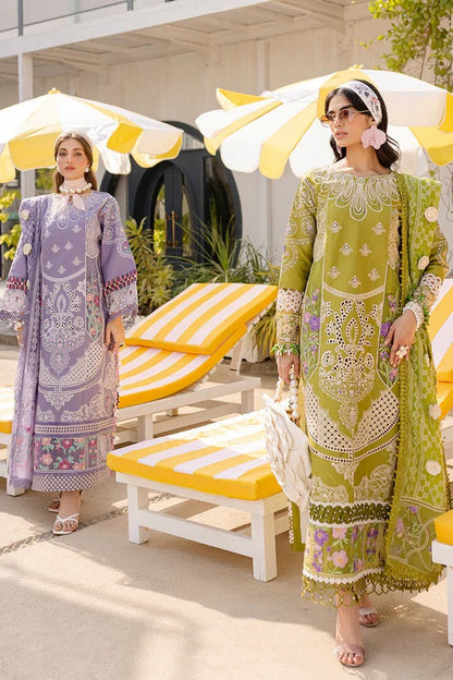 Parishay Monaco - Luxury Lawn Embroidered 3 Piece Unstitched