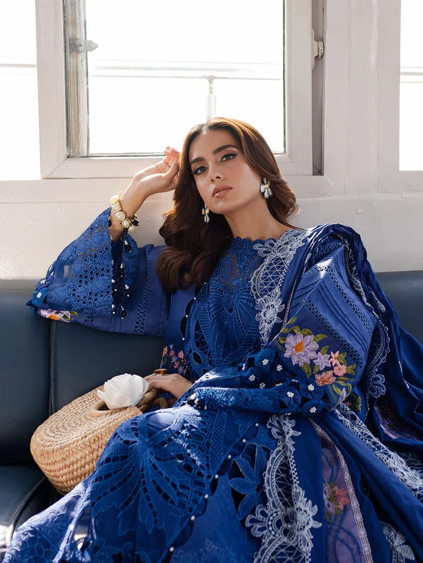Parishay - Luxury Lawn Embroidered 3 Pc Unstitched Monaco