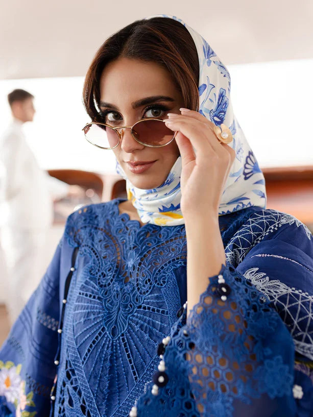 Parishay - Luxury Lawn Embroidered 3 Pc Unstitched Monaco