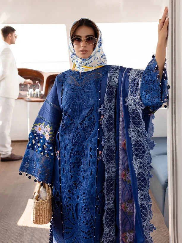 Parishay - Luxury Lawn Embroidered 3 Pc Unstitched Monaco