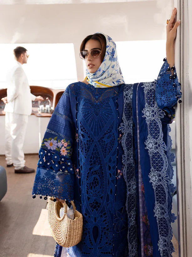 Parishay - Luxury Lawn Embroidered 3 Pc Unstitched Monaco