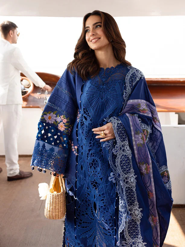 Parishay - Luxury Lawn Embroidered 3 Pc Unstitched Monaco