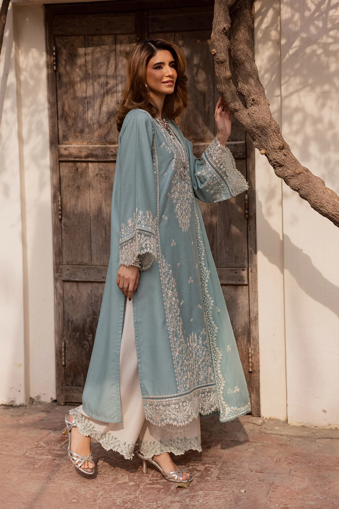 Batik - Naisha - Luxury Lawn Embroidered 3 Piece Unstitched