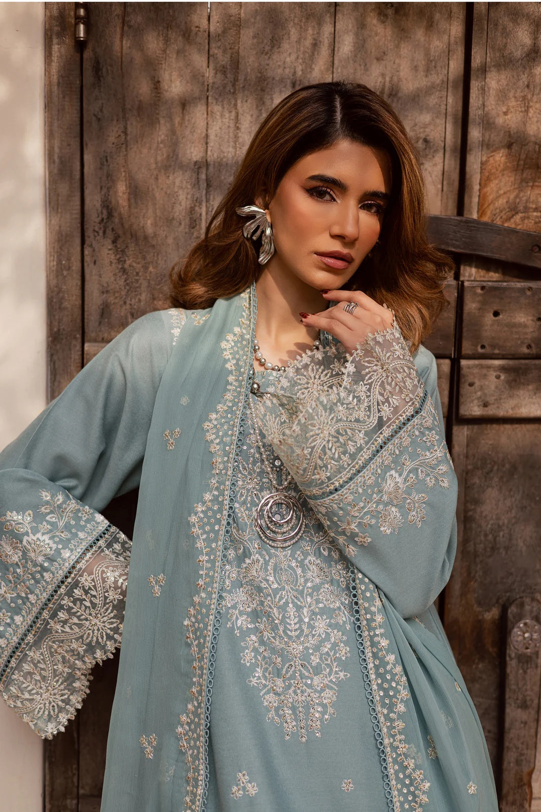 Batik - Naisha - Luxury Lawn Embroidered 3 Piece Unstitched
