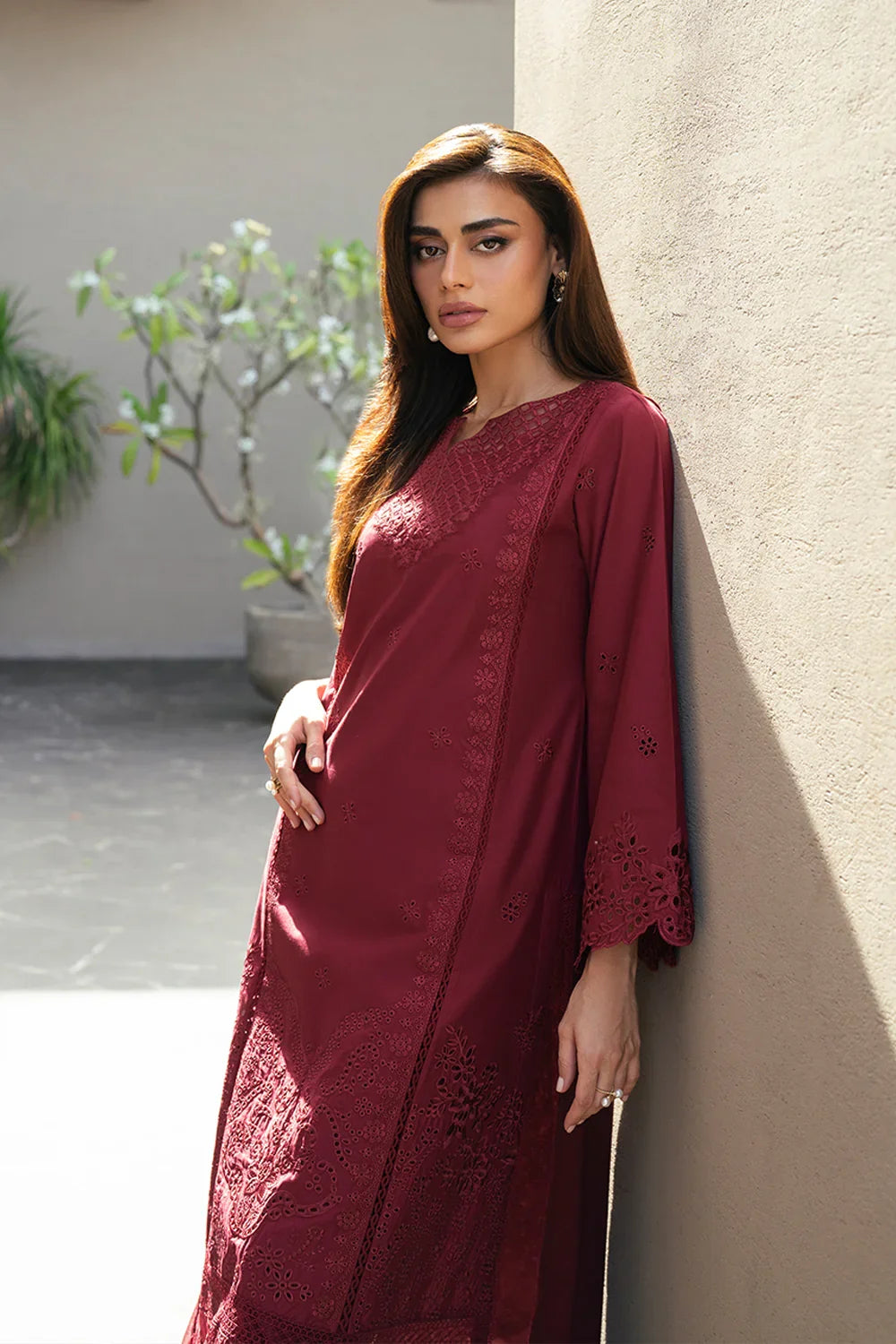 Azure Luxury Lawn Embroidered Unstitched Collection ROSSO ROYAL