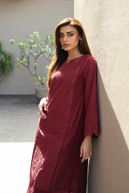 Azure Luxury Lawn Embroidered Unstitched Collection ROSSO ROYAL