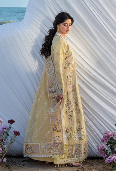 Mahnur - Luxury Lawn Embroidered 3 Piece Unstitched