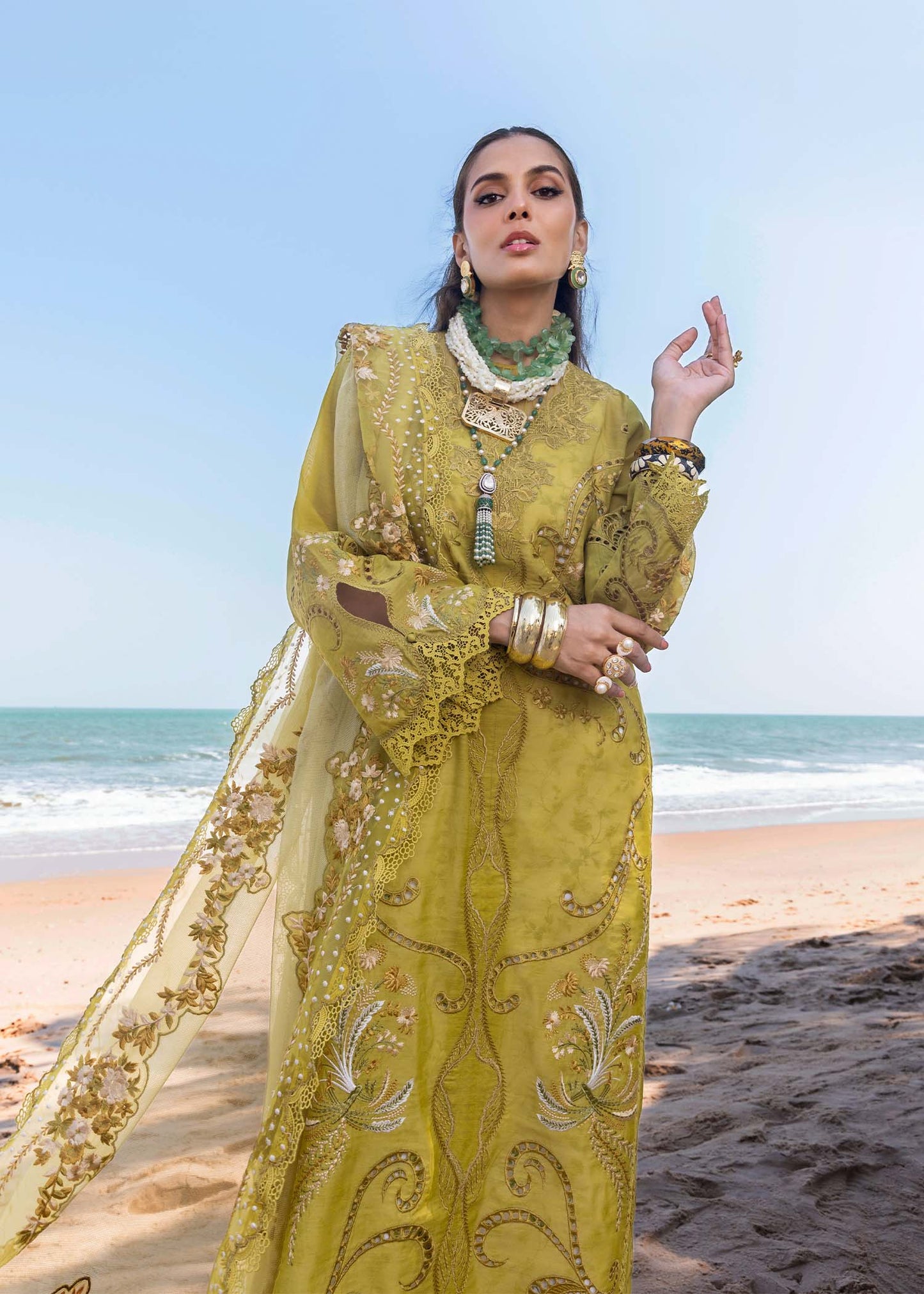 Saira Shakira Embroidered Luxury Lawn Unstitched 3Pc Suit SAMARA - A