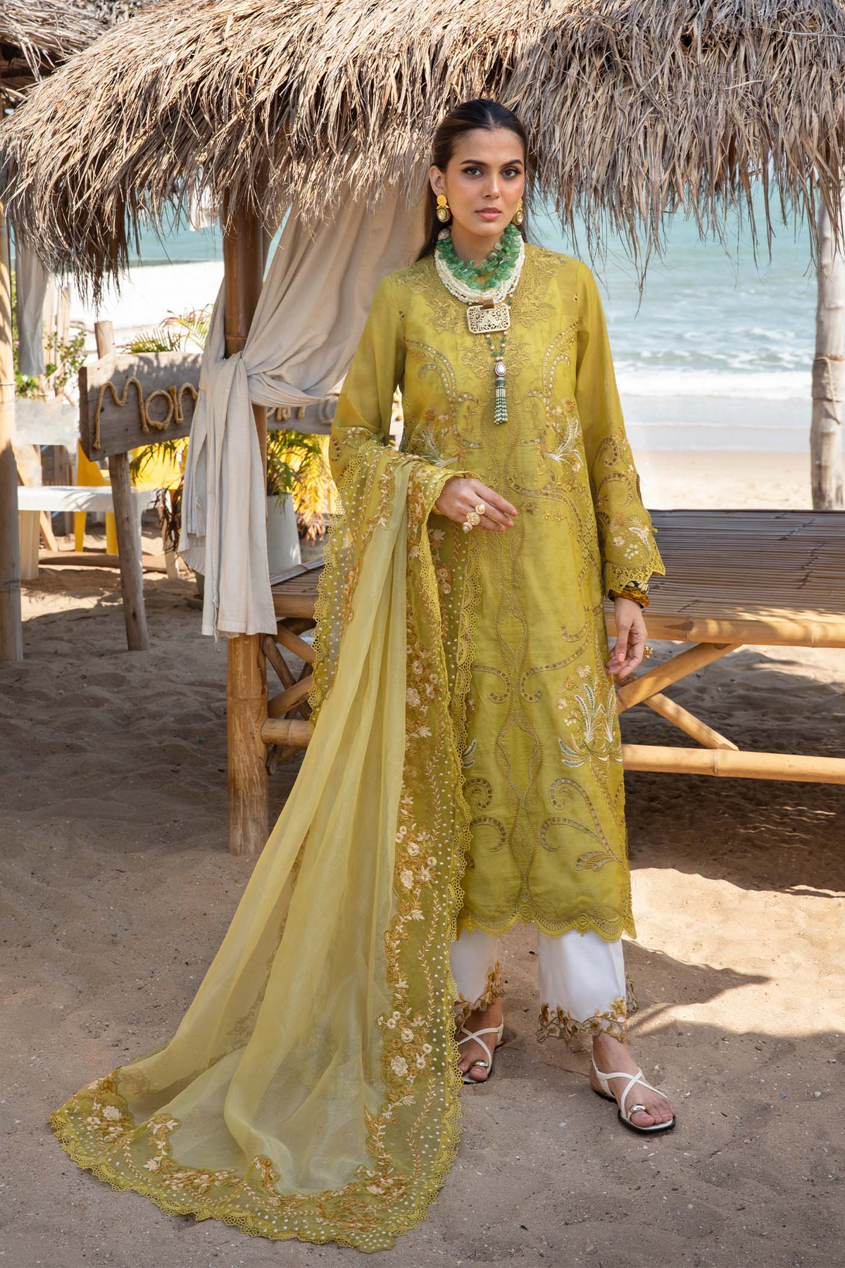 Saira Shakira Embroidered Luxury Lawn Unstitched 3Pc Suit SAMARA - A
