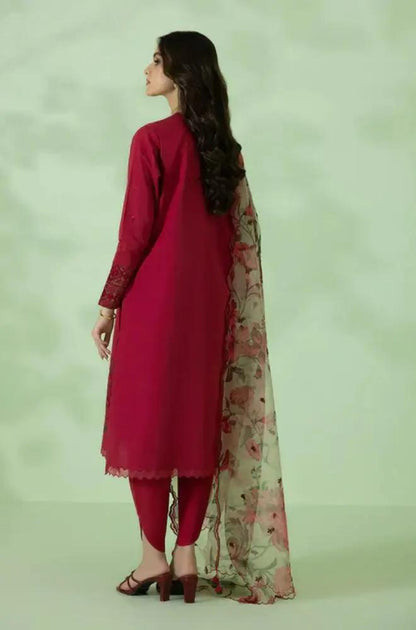 SAPPHIRE - Unstitched Embroidered Dhanak 3PC