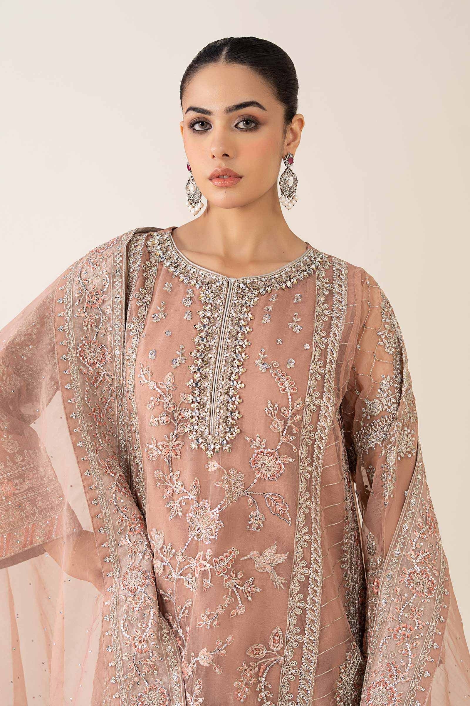 Maria.B - Luxury Raw Silk Embroidered 3 Piece Unstitched
