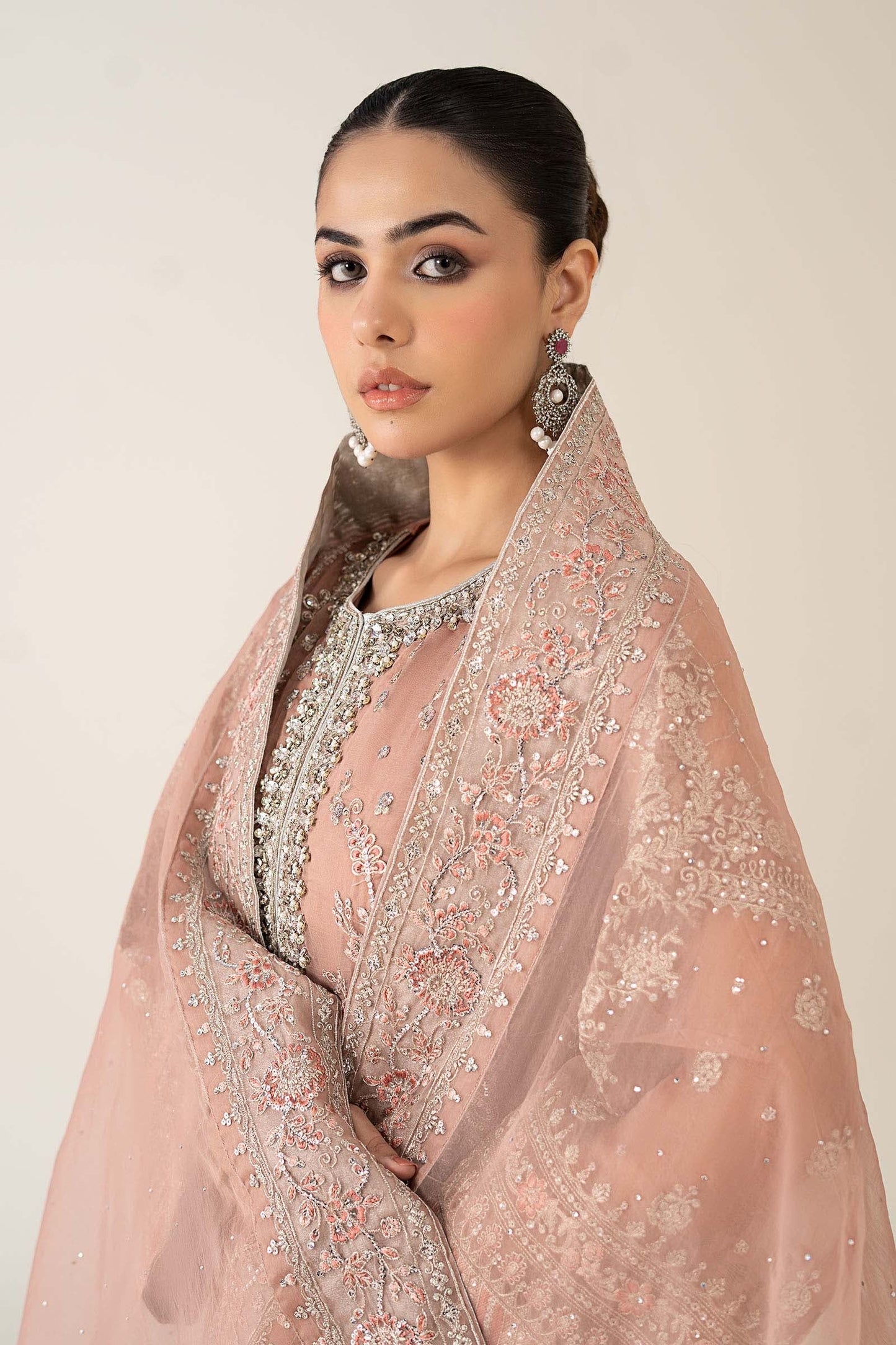 Maria.B - Luxury Raw Silk Embroidered 3 Piece Unstitched