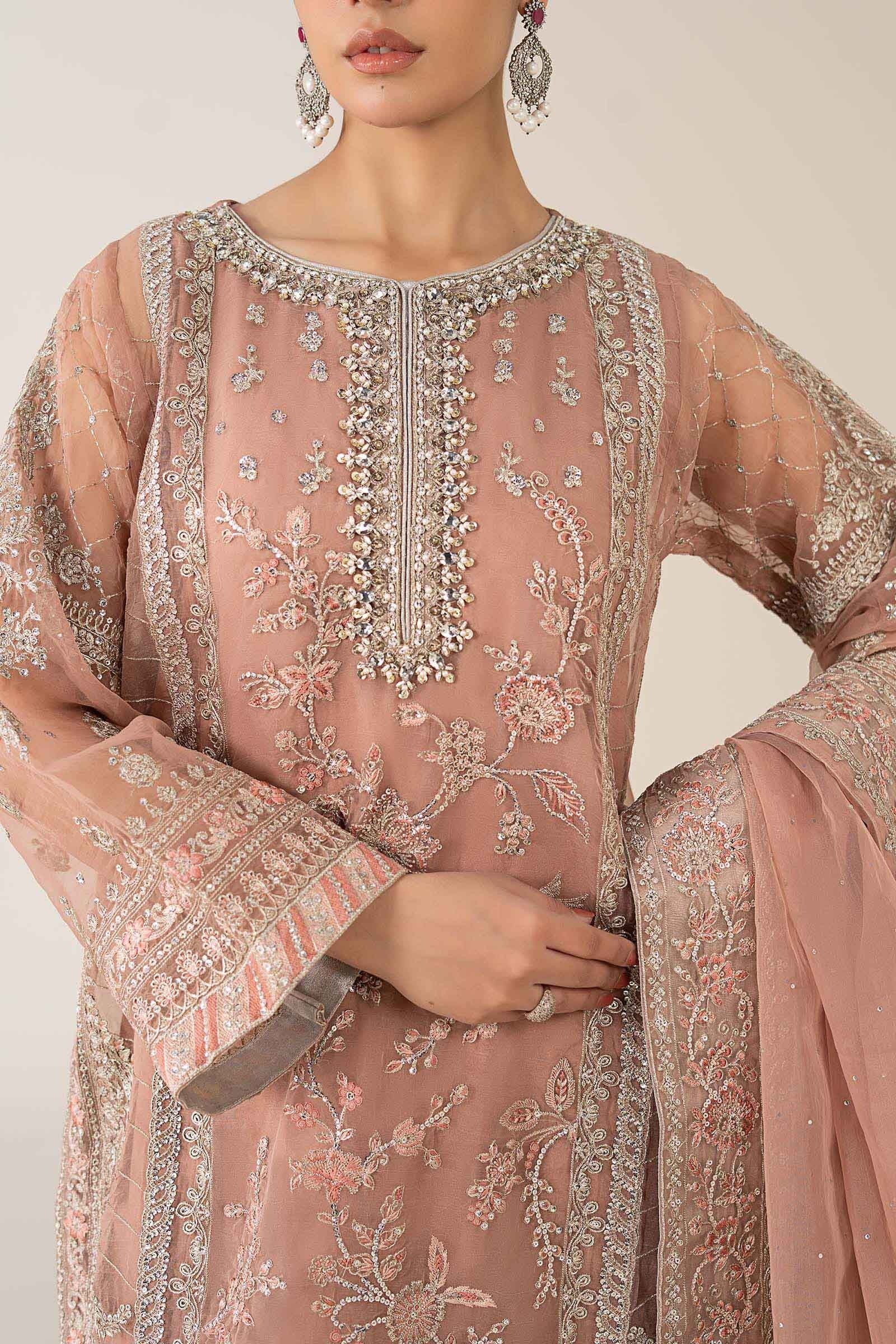 Maria.B - Luxury Raw Silk Embroidered 3 Piece Unstitched