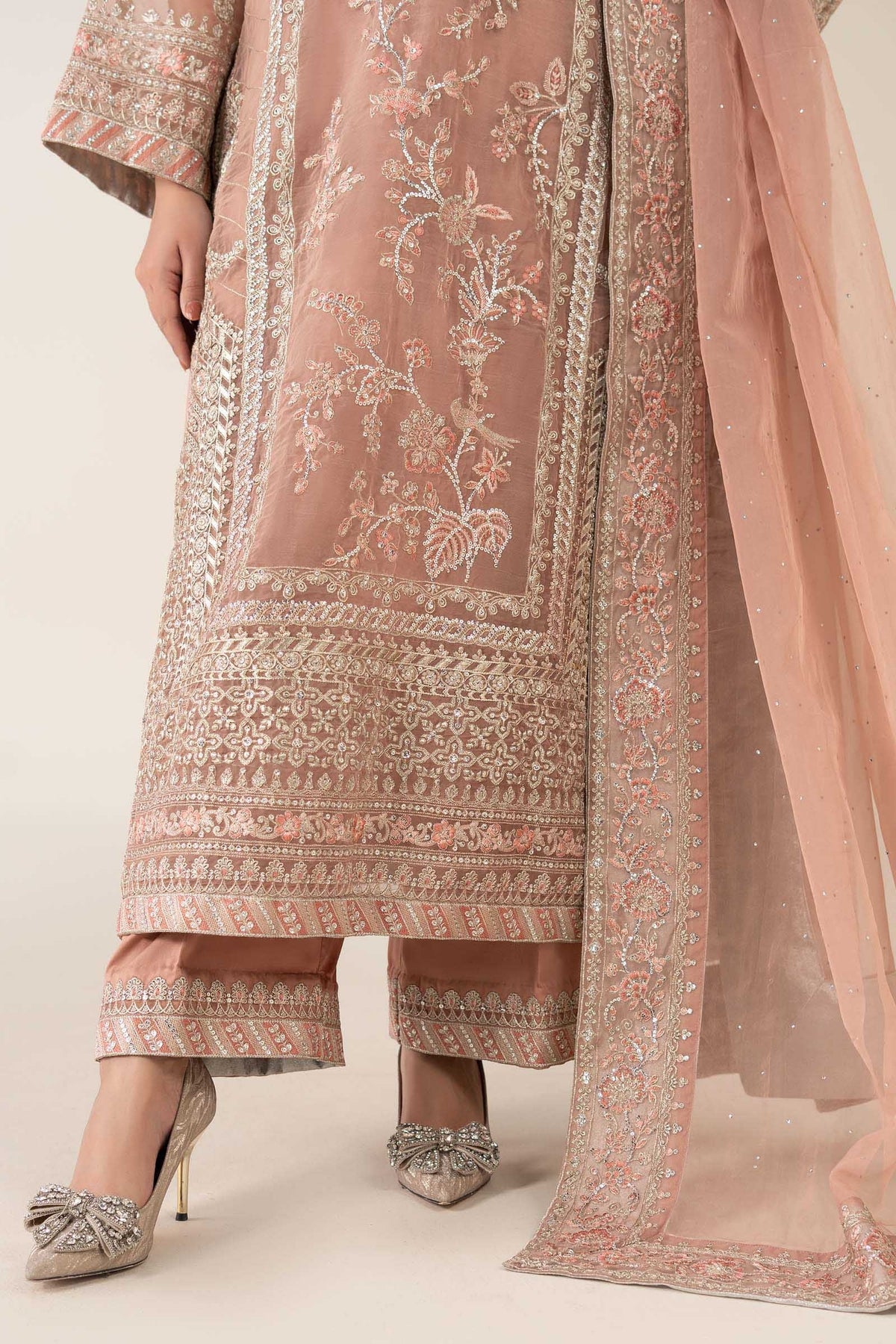 Maria.B - Luxury Raw Silk Embroidered 3 Piece Unstitched