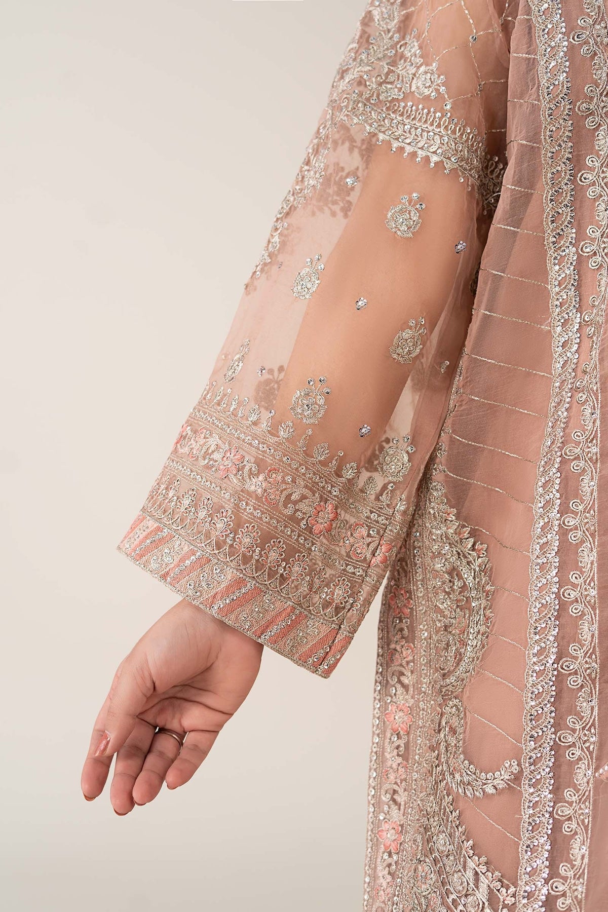 Maria.B - Luxury Raw Silk Embroidered 3 Piece Unstitched