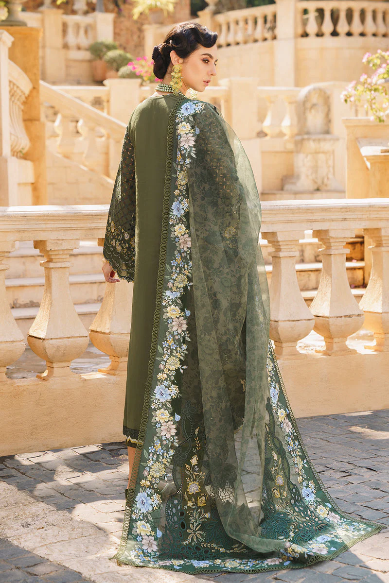 Baroque Embroidered Luxury Lawn Unstitched 3Pc Suit BQU