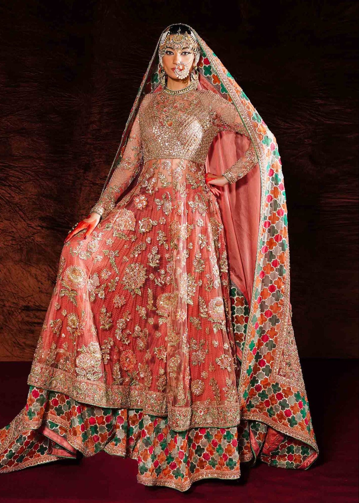 Hussain Rehar Saaz Luxury Net Embroidered 3Pc Unstitched Suit