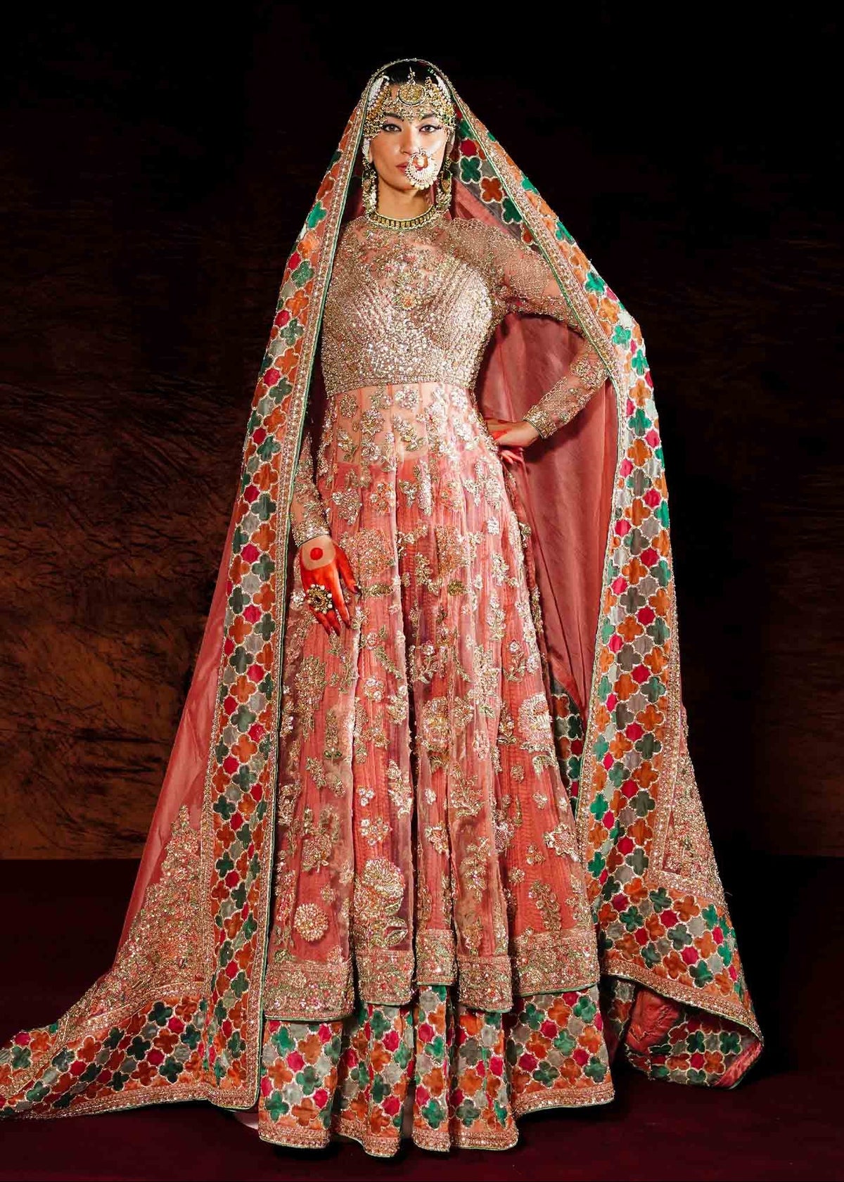 Hussain Rehar Saaz Luxury Net Embroidered 3Pc Unstitched Suit