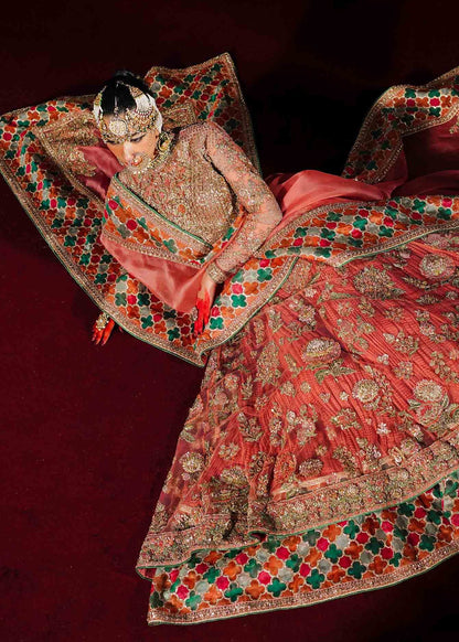 Hussain Rehar Saaz Luxury Net Embroidered 3Pc Unstitched Suit