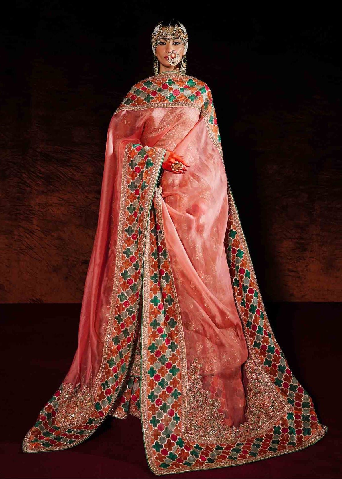 Hussain Rehar Saaz Luxury Net Embroidered 3Pc Unstitched Suit