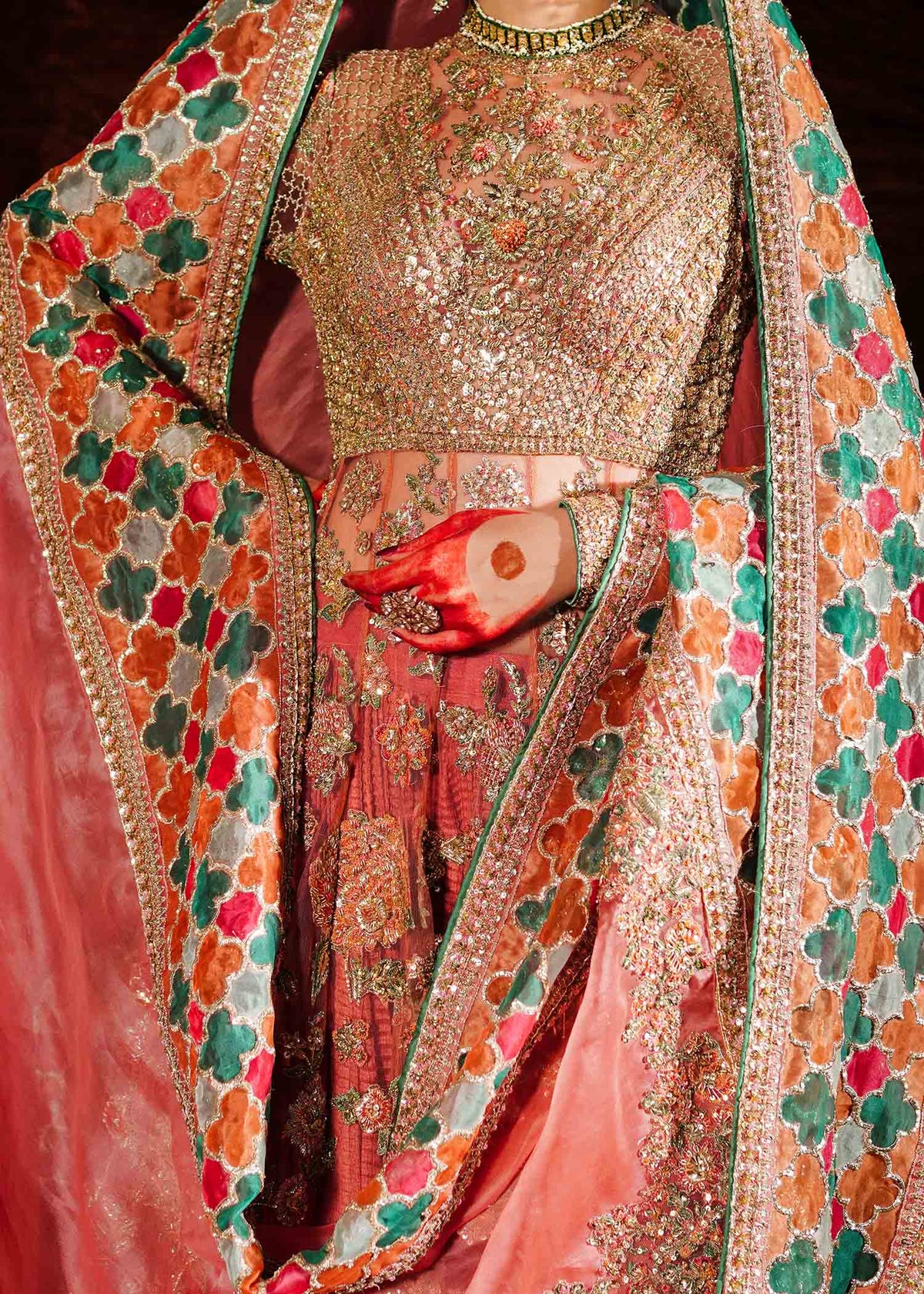 Hussain Rehar Saaz Luxury Net Embroidered 3Pc Unstitched Suit