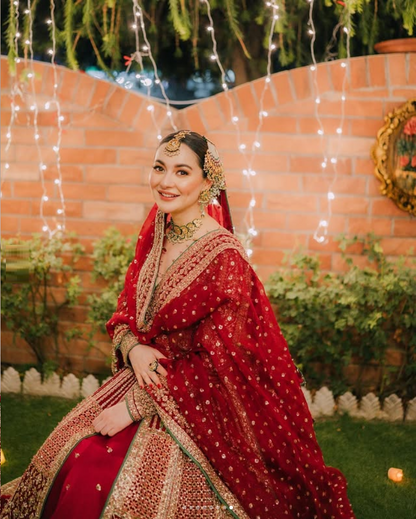 Hussain Rehar Organza Embroidered Luxury Wedding Collection