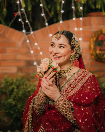 Hussain Rehar Organza Embroidered Luxury Wedding Collection