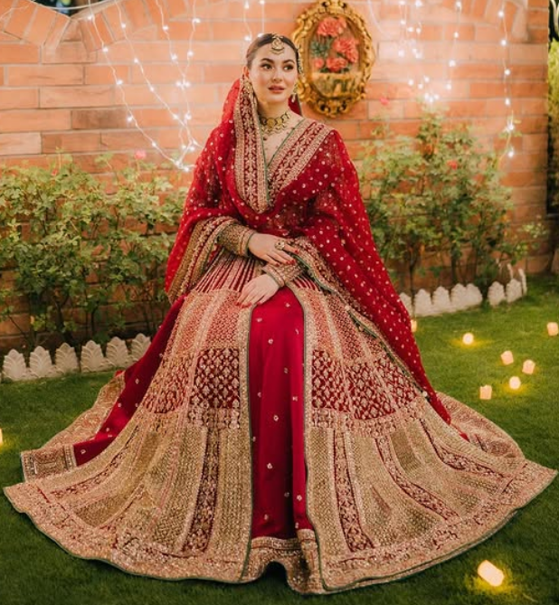Hussain Rehar Organza Embroidered Luxury Wedding Collection