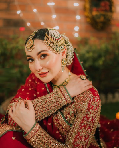Hussain Rehar Organza Embroidered Luxury Wedding Collection