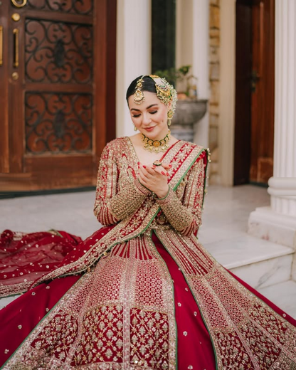 Hussain Rehar Organza Embroidered Luxury Wedding Collection