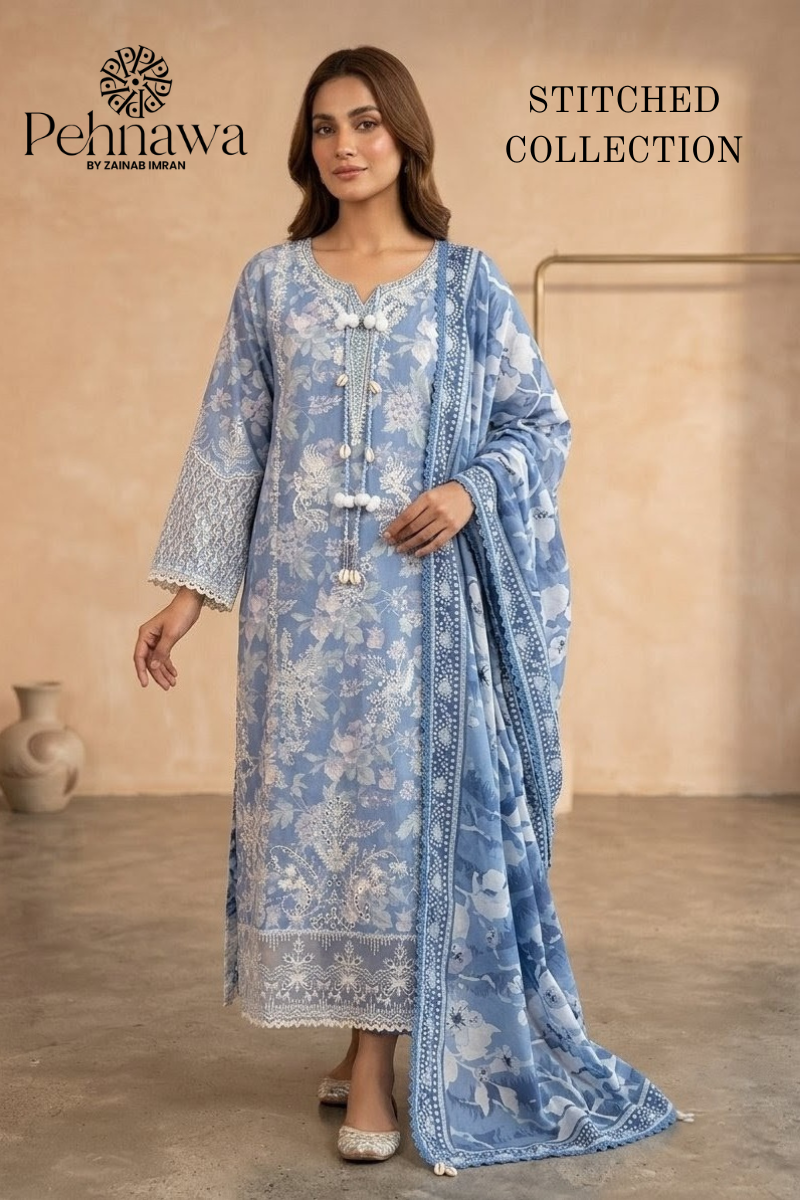Pehnawa Luxury Embroidered 3 Pieces Stitched Collection