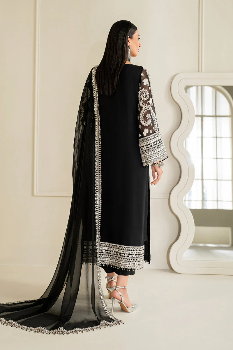 Baroque Exclusive Formal Embroidered Chiffon Unstitched 3Pc Suit