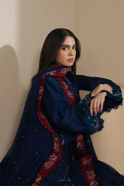Ziva Luxury Lawn Embroidered Collection Unstitched Vela - Sorelle