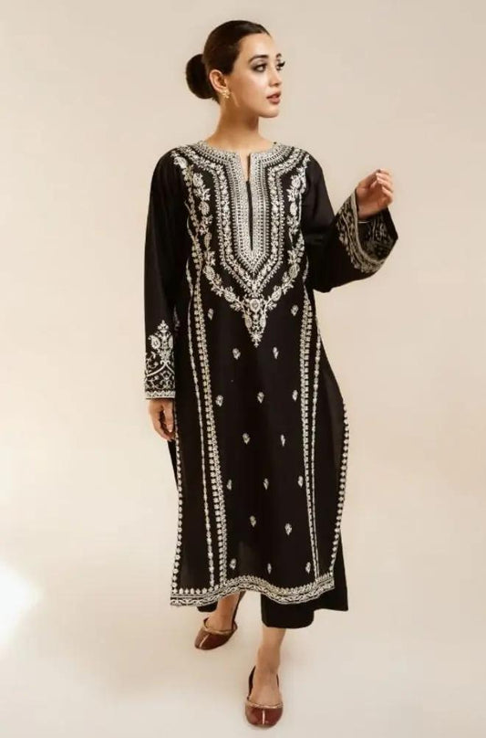 Urge 2PC Unstitched Lawn Embroidered Shirt with Embroidered Trousers