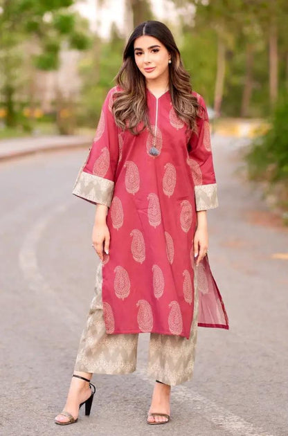 Urge 2PC Unstitched Lawn Printed Shirt with Printed Trousers