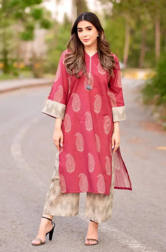 Urge 2PC Unstitched Lawn Printed Shirt with Printed Trousers